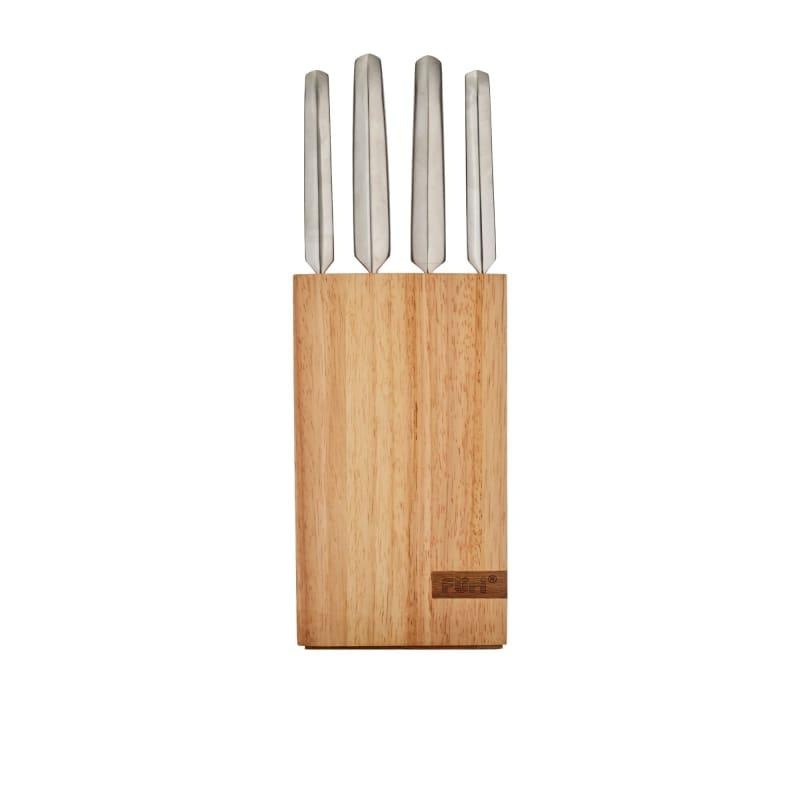 5 piece Acacia Knife Block