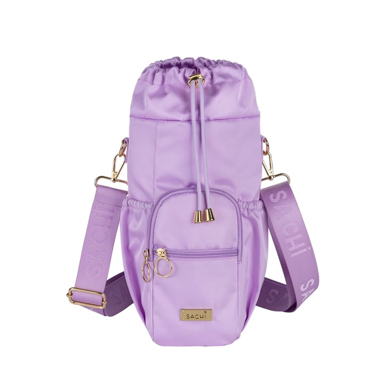 Crossbody Insulated Bottle Bag (Orchid)
