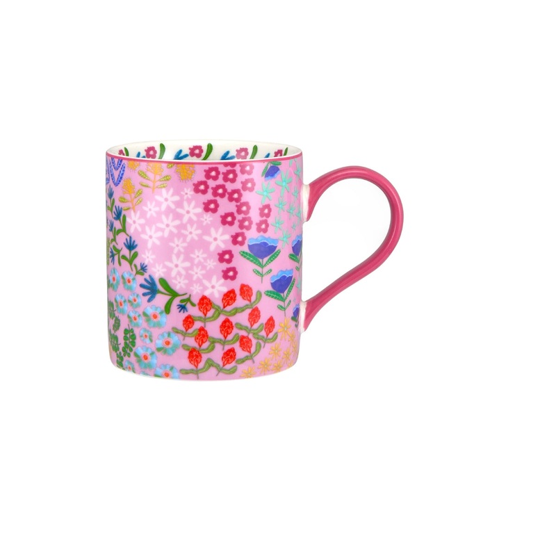 Fields Of Joy Mug 350ml Pink