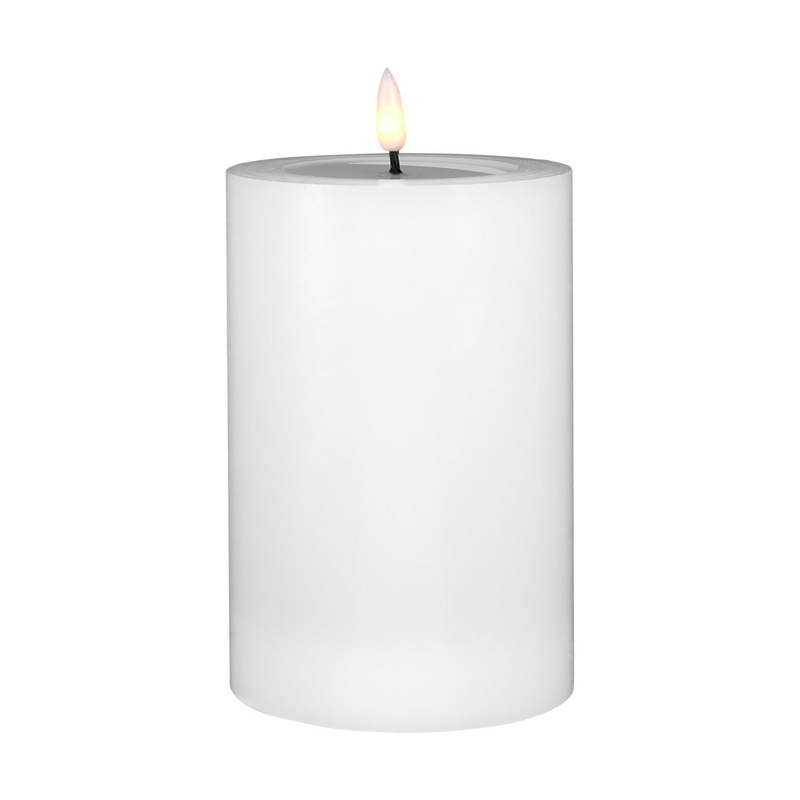 Lets Get Lit LED Flameless Candle 10x15cm Natural Gift Boxed