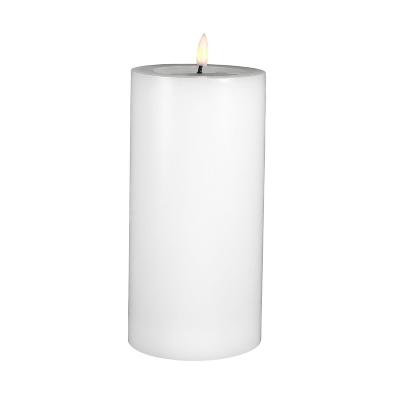 Lets Get Lit LED Flameless Candle 10x20cm Natural Gift Boxed
