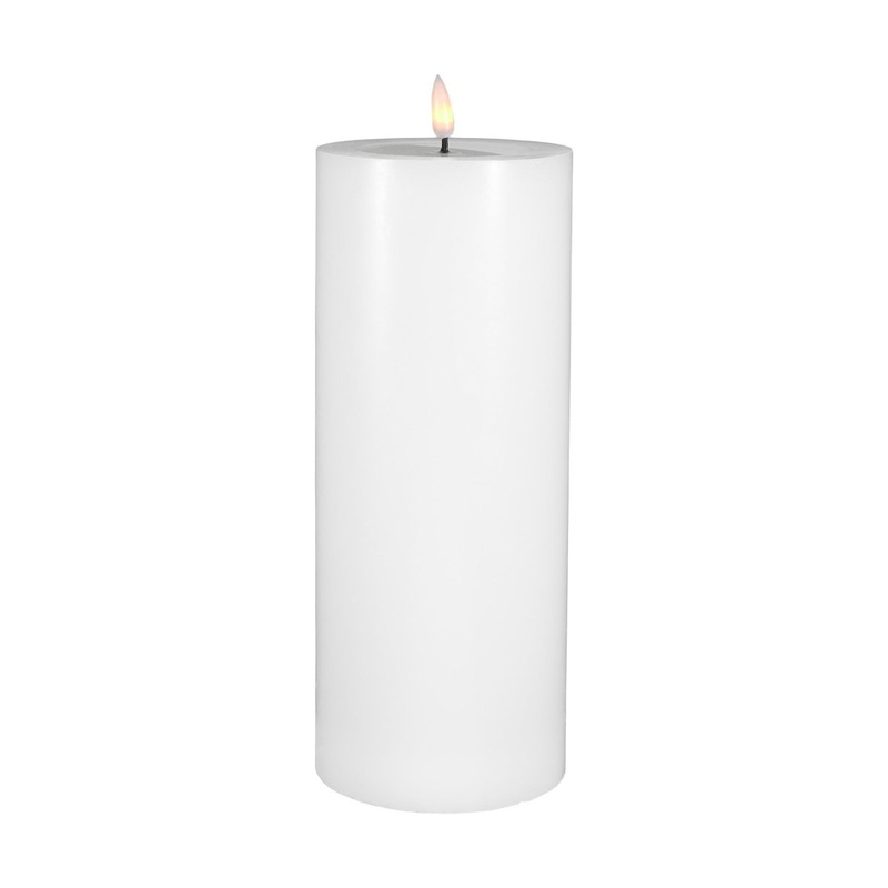 Lets Get Lit LED Flameless Candle 10x25cm Natural Gift Boxed