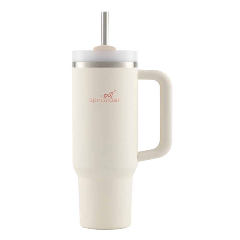 Sunny Insulated Tumbler with Straw Lid 1L - Sand Dune