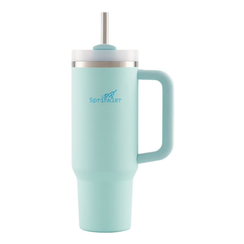 Sunny Insulated Tumbler with Straw Lid 1L - Sea Breeze
