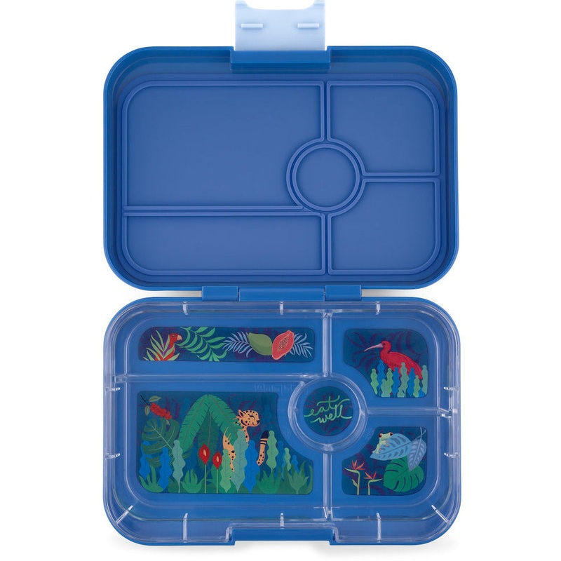 Tapas 5 Compartment Bento Style Lunch Box - True Blue