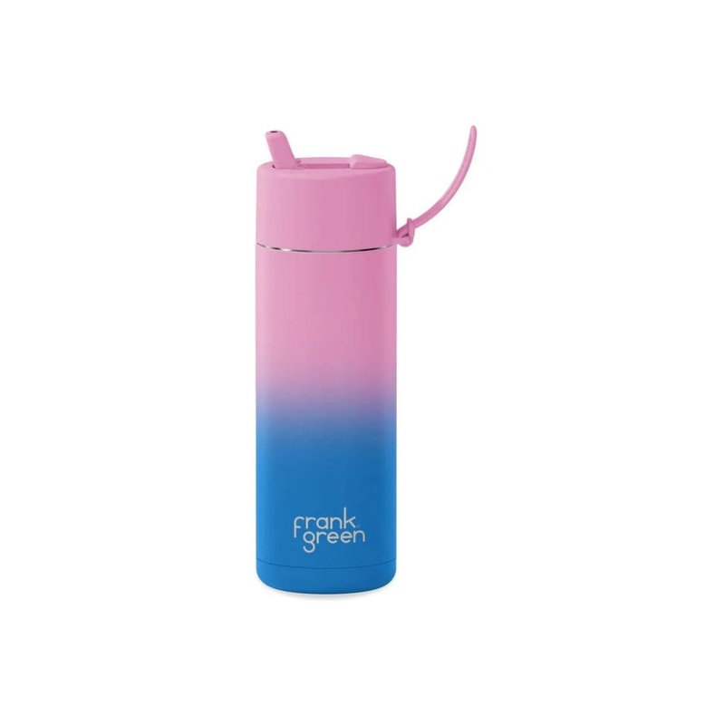 20oz Stainless Steel Ceramic Reusable Bottle With Flip Straw Lid Wild Orchid