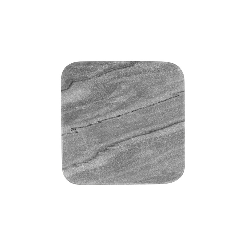 Coaster Collective Square Marble Coaster 10cm Charcoal