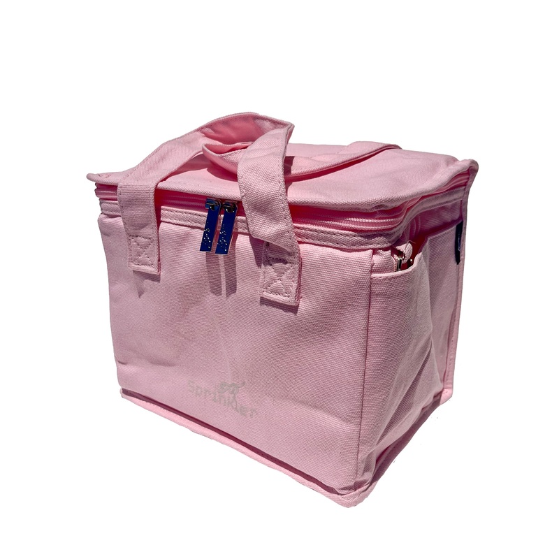 Fergus Canvas Lunch Bag Blush