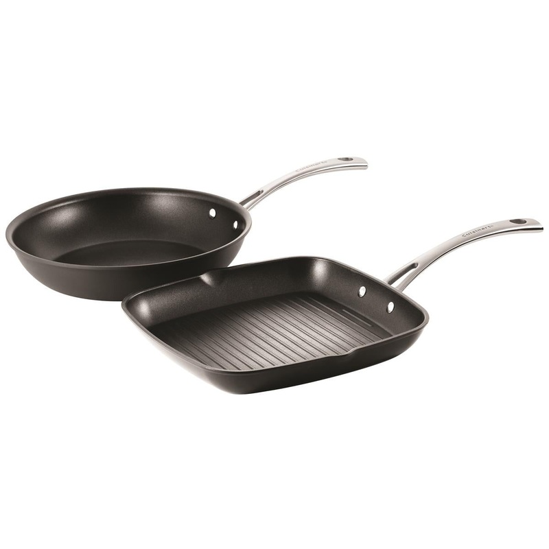 iA+ Grill And Frypan Set 28cm Grill And 26cm Frypan