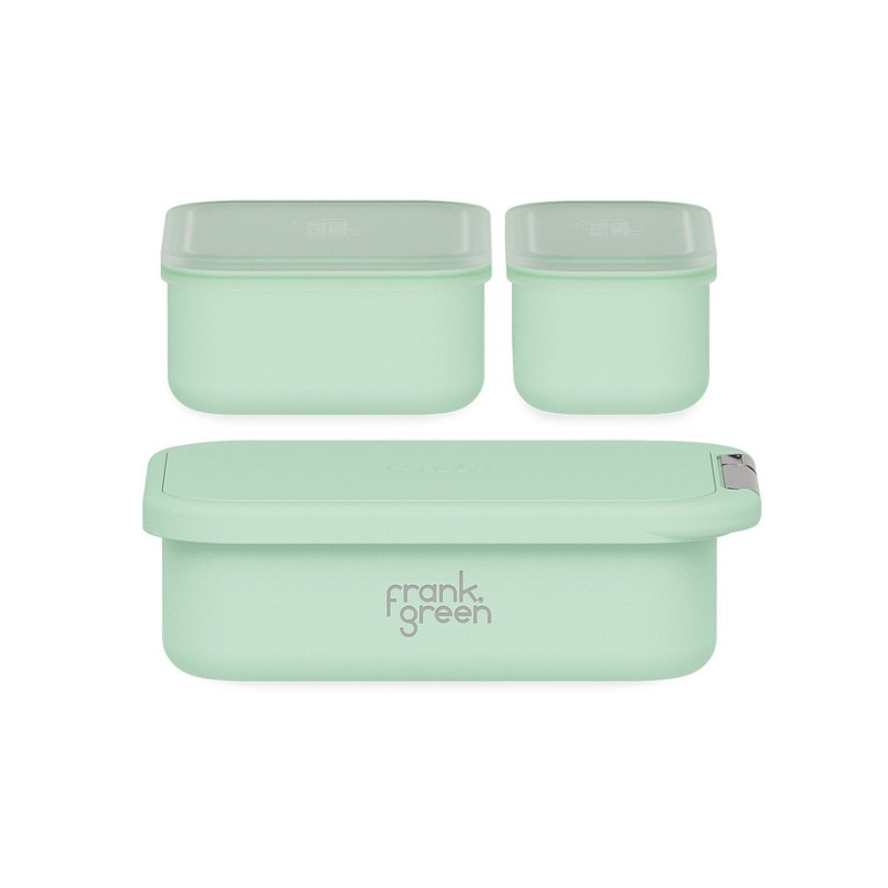 Lunch Container With Silicone Lid Mint Gelato