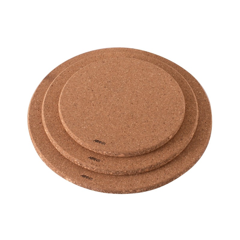 Round Cork Trivets With Magnets 3 Piece