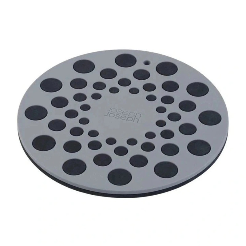 Spot-On Set of 2 Silicone Trivets (Round) - Grey