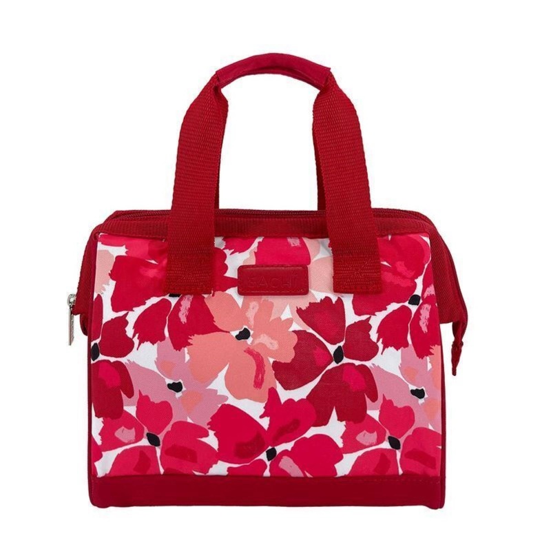 Style 34 Insulated Lunch Bag Red Poppies