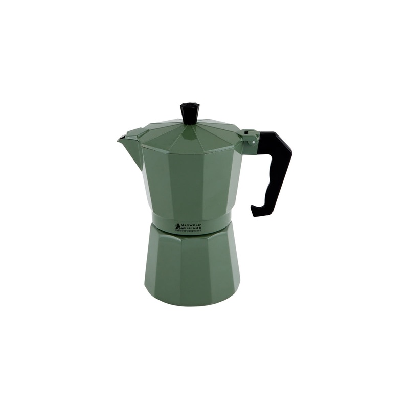 Blend Traditional Stovetop Espresso Maker 6cup Sage Gift Boxed