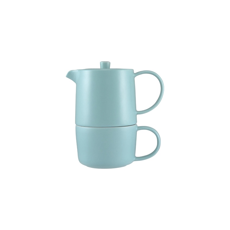 Cafe Life Tea for One With Infuser 450ML Cloud Gift Boxed