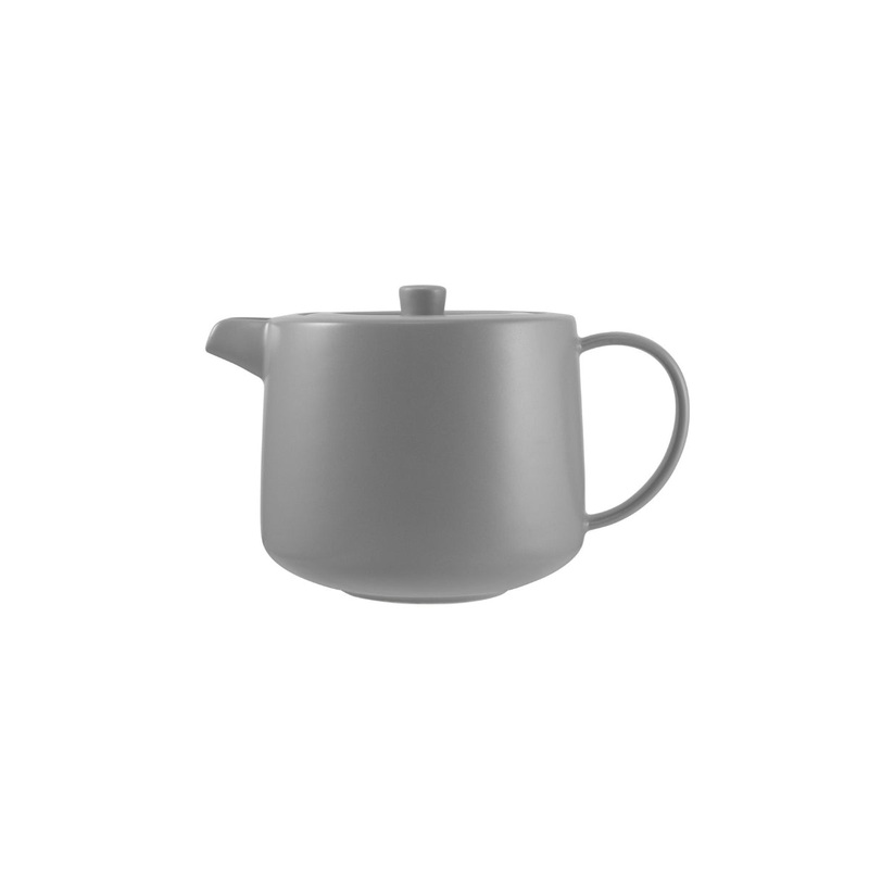 Cafe Life Teapot With Infuser 1L Grey Gift Boxed