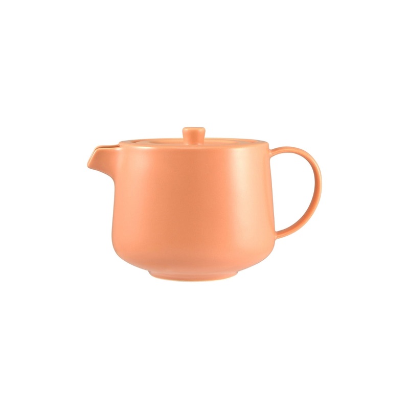 Cafe Life Teapot With Infuser 500ML Apricot Gift Boxed