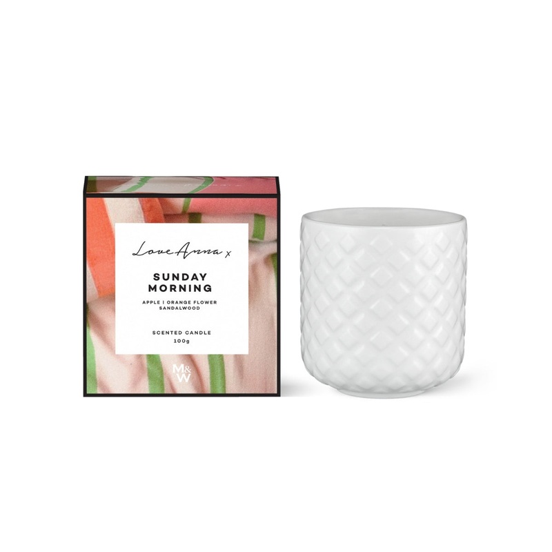 Scentimental Fragrance Candle 100g Sunday Mornings Gift Boxed