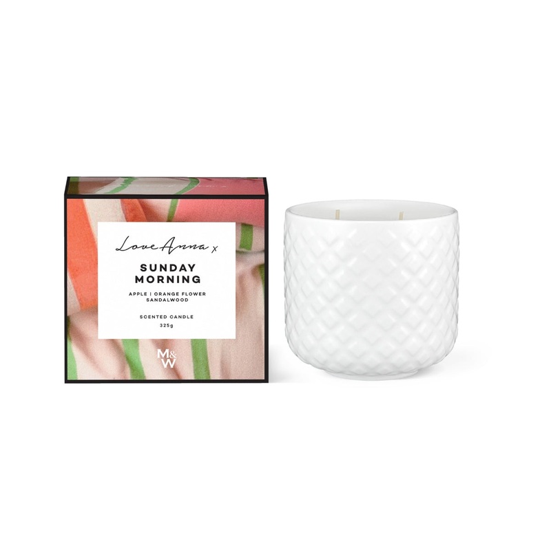 Scentimental Fragrance Candle 325g Sunday Mornings Gift Boxed
