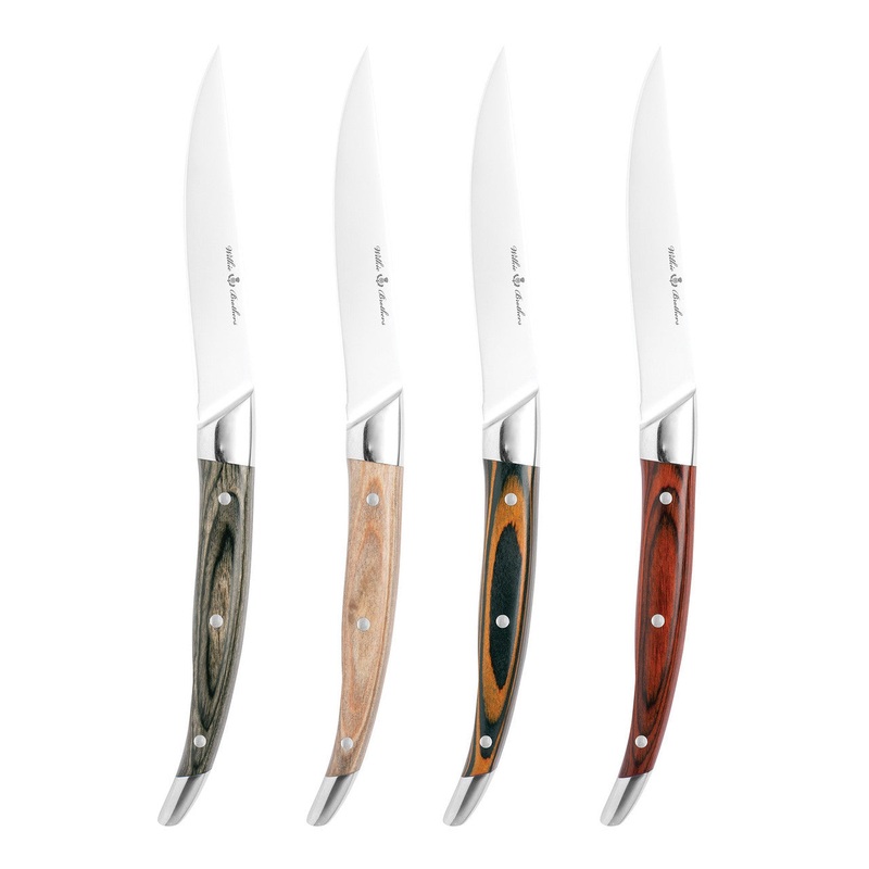 4 Piece Steak Knife Set Pakka