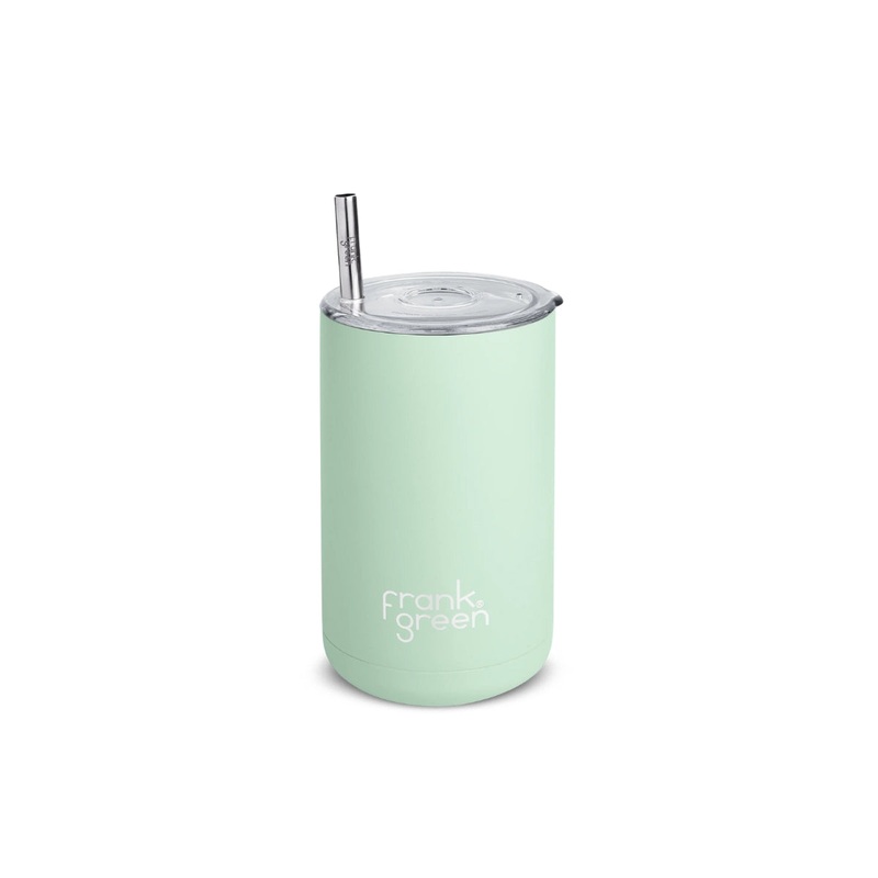 Iced Coffee Cup with Straw Mint Gelato