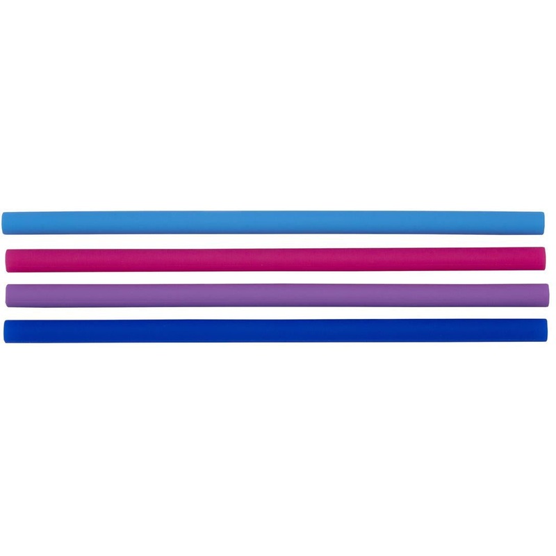 Silicone Thick Smoothie Straw - Straight (Individual)