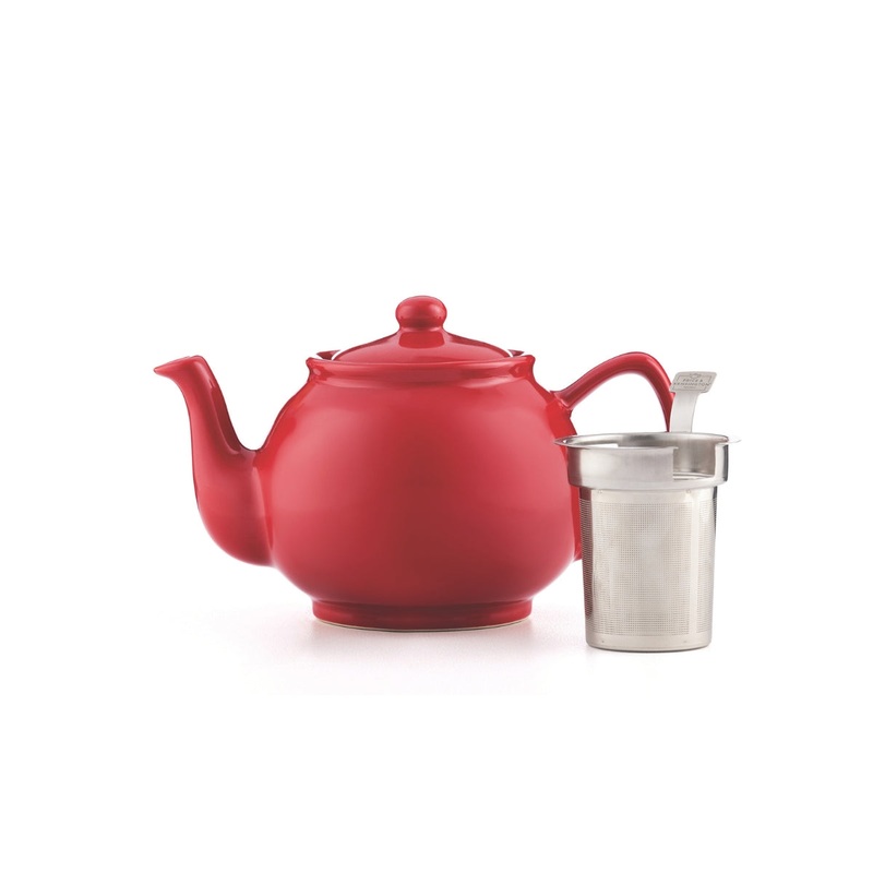 Teapot 6 Cup Red