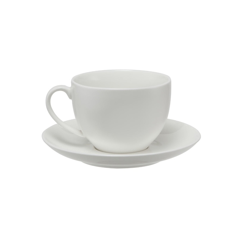 White Basics Cup & Saucer 260ML