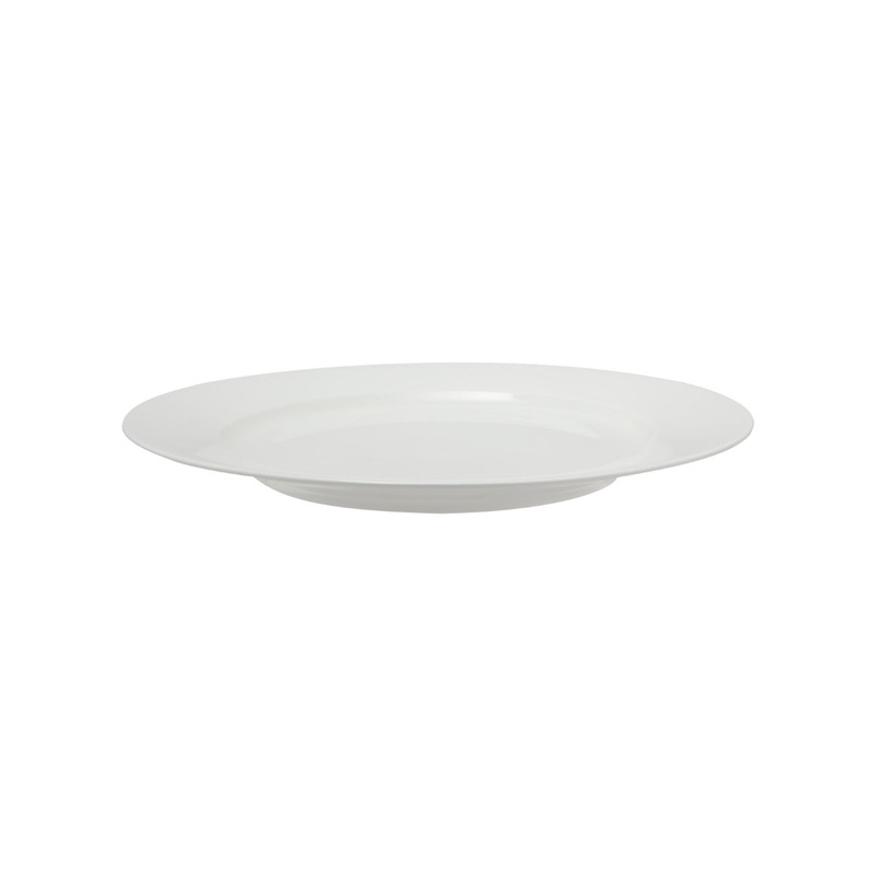 White Basics Rim Dinner Plate 27.5cm