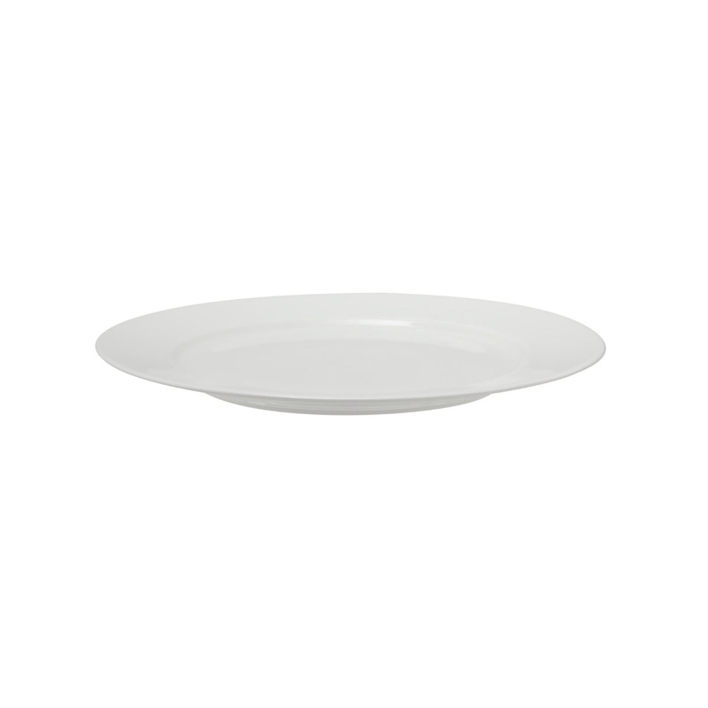 White Basics Rim Entree Plate 23cm