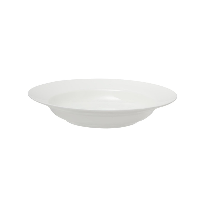 White Basics Rim Soup Bowl 23cm