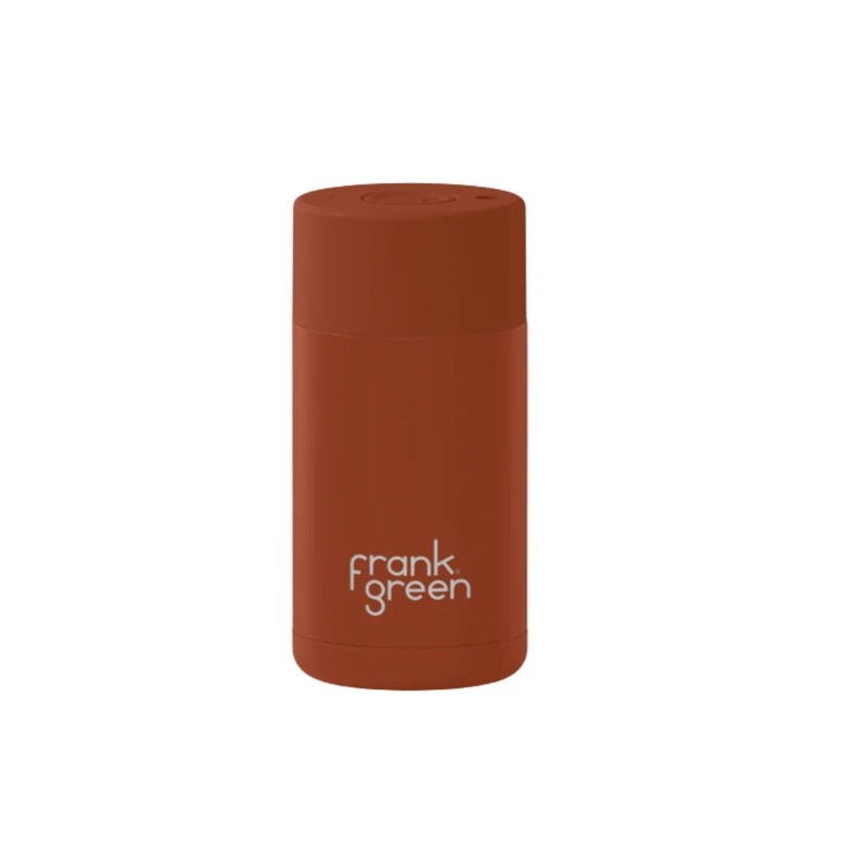 12oz Reusable Cup - Push Button Lid - Toffee