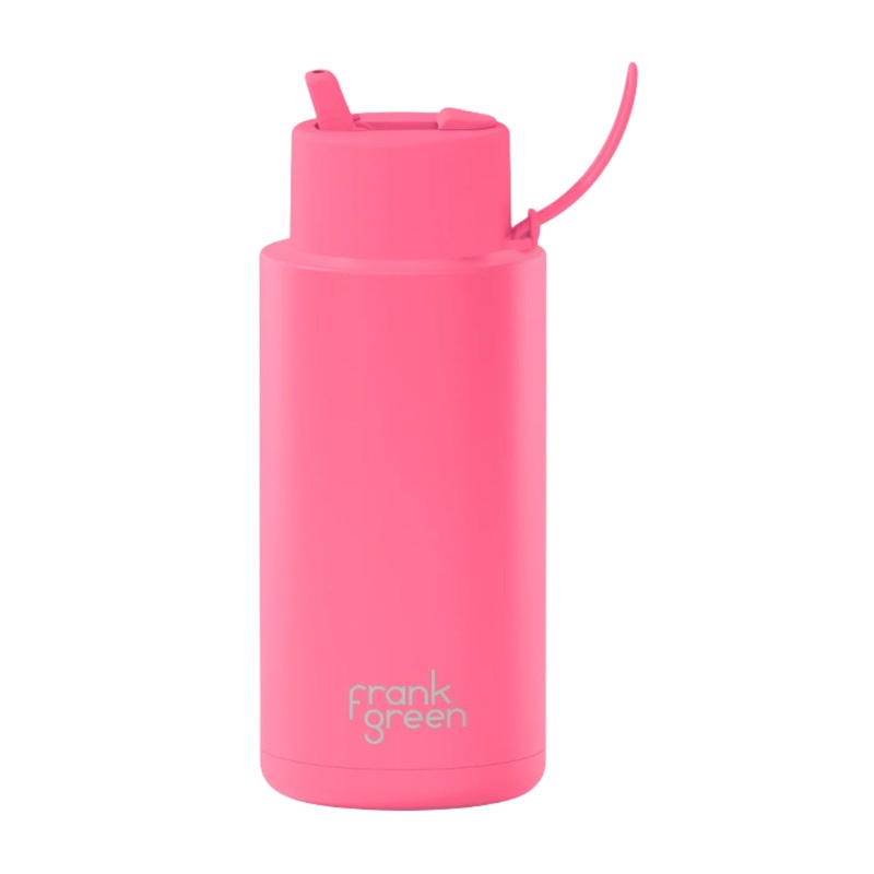 34oz Reusable Bottle - Flip Lid - Bubblegum Blast