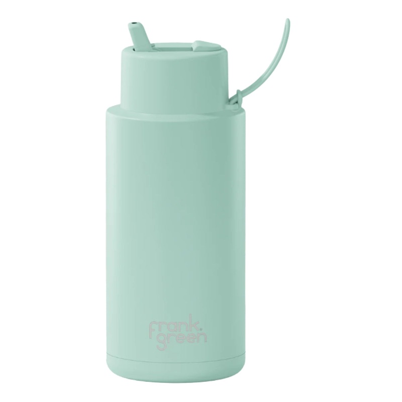 34oz Reusable Bottle - Flip Lid - Peppermint