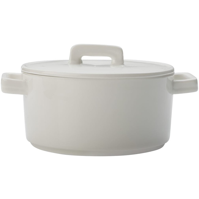 Epicurious Round Casserole 500ml - White