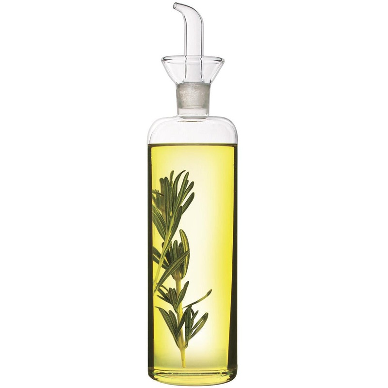 Glass Slender Oil And Vinegar Cruet - 500ml
