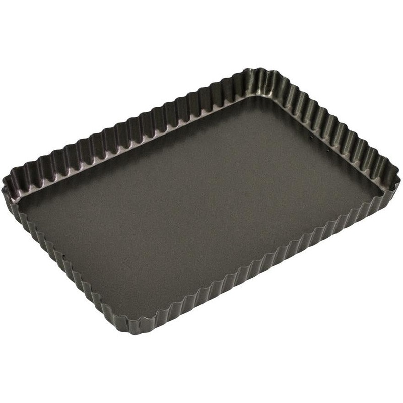 Loose Base Rectangular Quiche Pan - 31cm x 21cm x 3.5cm