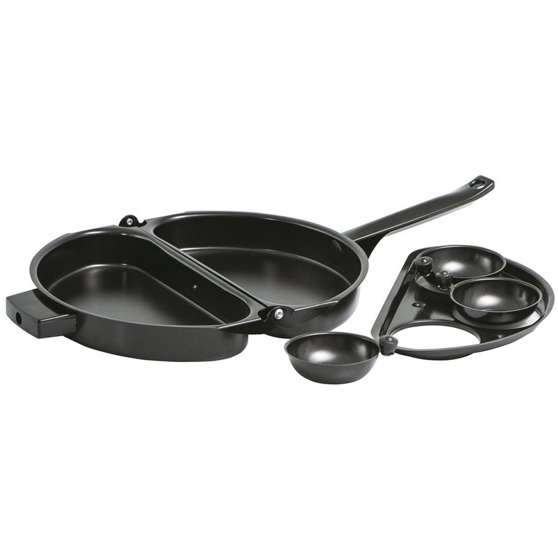 Omelette And Egg Poaching Pan