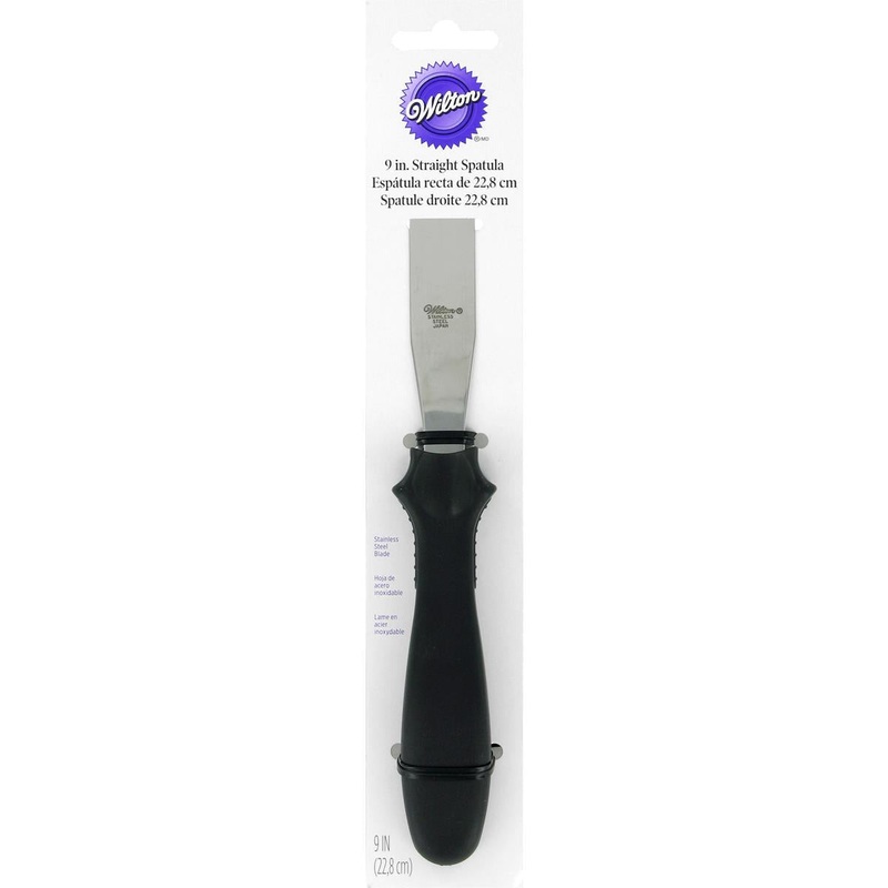 Straight Spatula 9IN - Black
