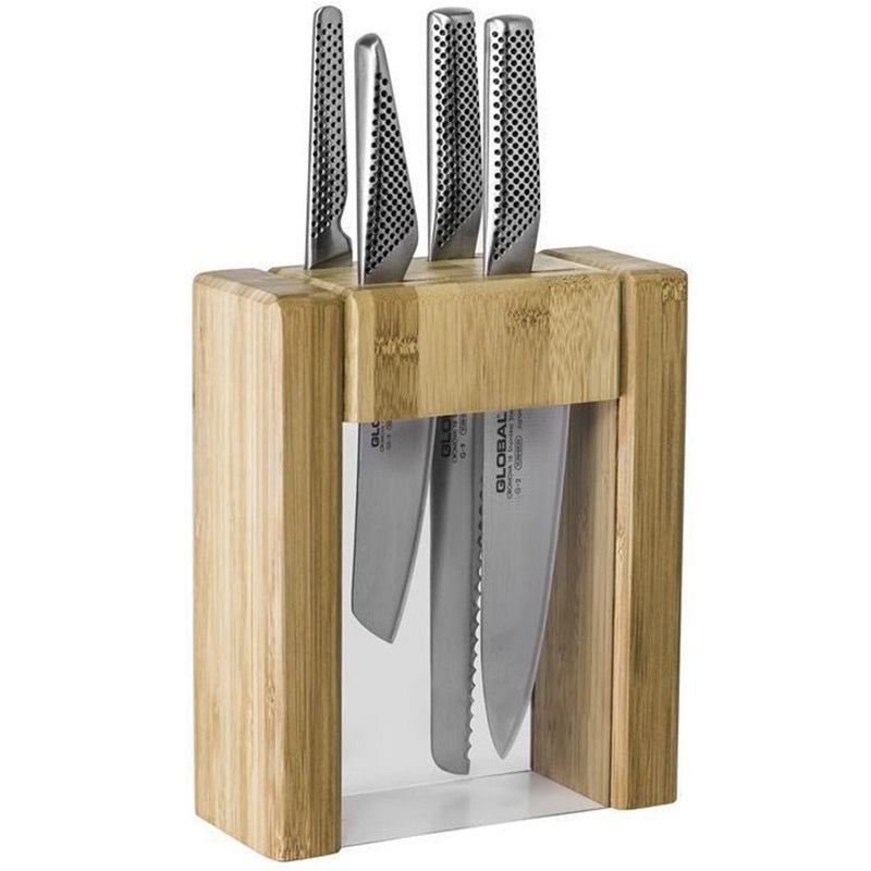 5 Piece Ikasu Knife Block Set