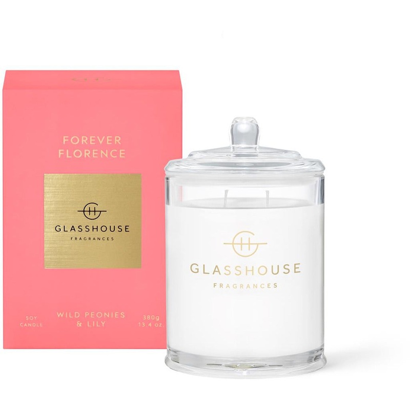 Forever Florence - Wild Peonies And Lily 380g Triple Scented Candle