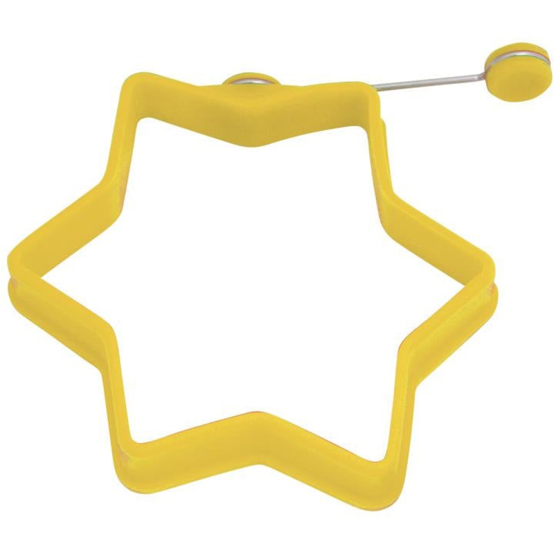 Sillicone Star Shape Egg Ring - Yellow