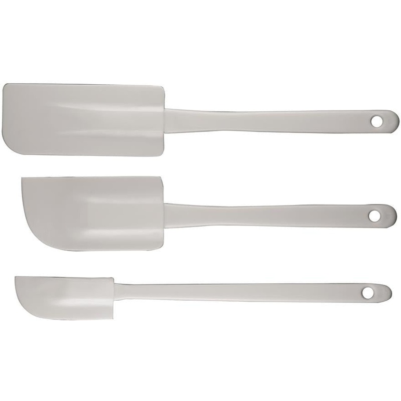 Spatula Plastic Handle - 3 Piece Set