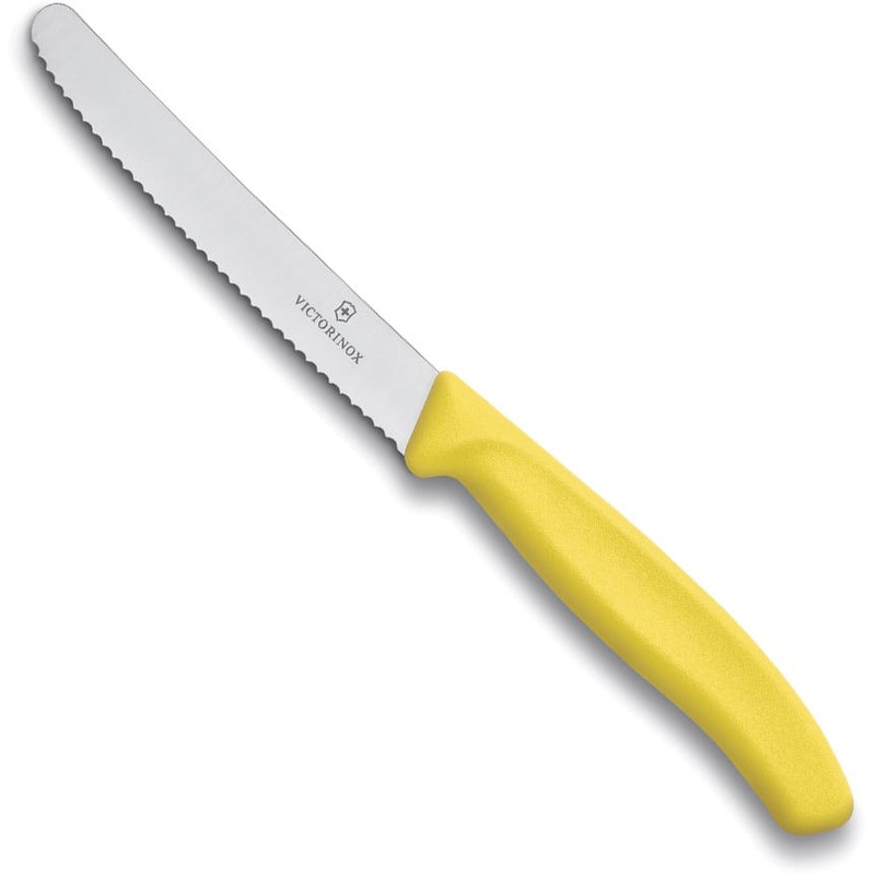 Tomato And Sausage Knife 11Cm Yellow