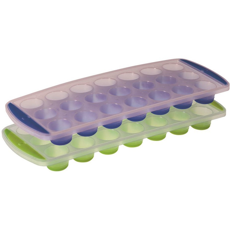 21 Cup Pop Ice Cube Tray - Set Of 2