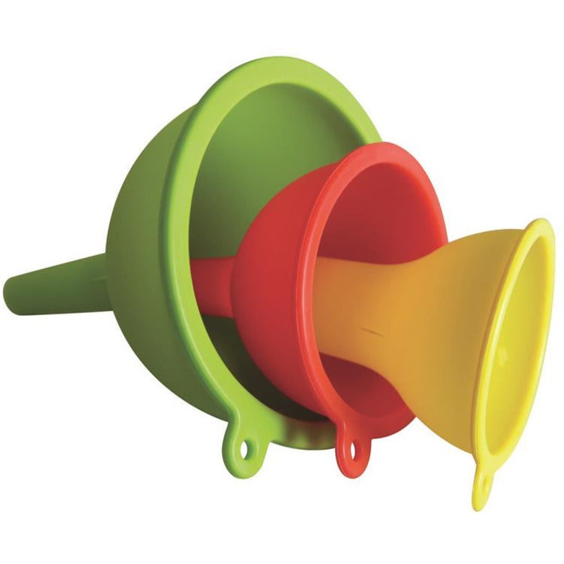 Silicone Funnel - Set of 3