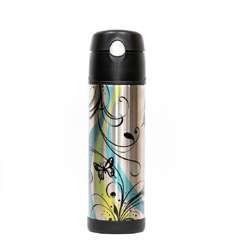Vacuum Insulated Hydration Bottle 530ml - Butterfly