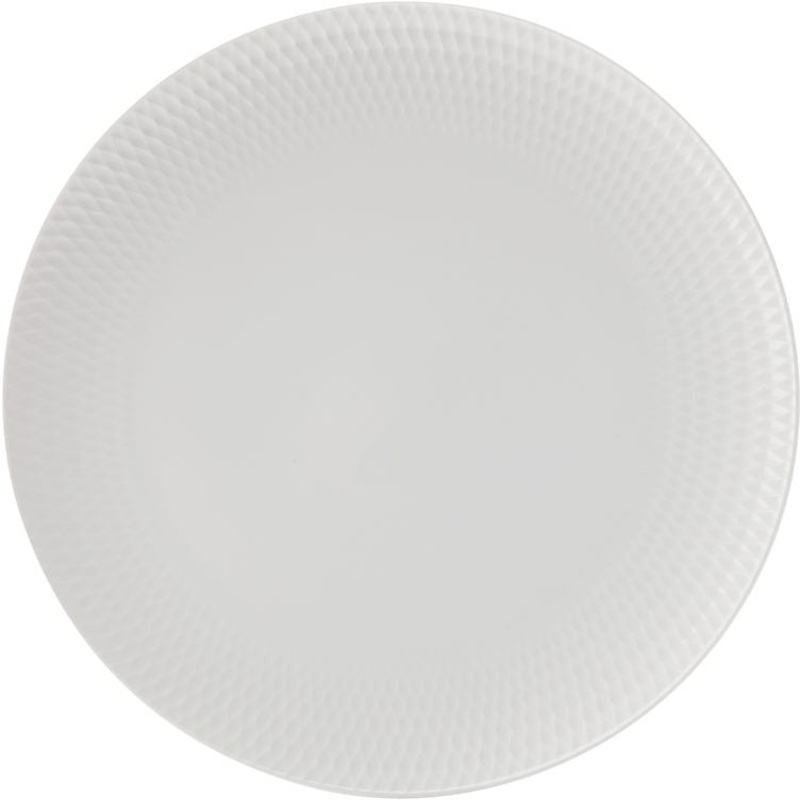 White Basics Diamonds Dinner Plate 27cm
