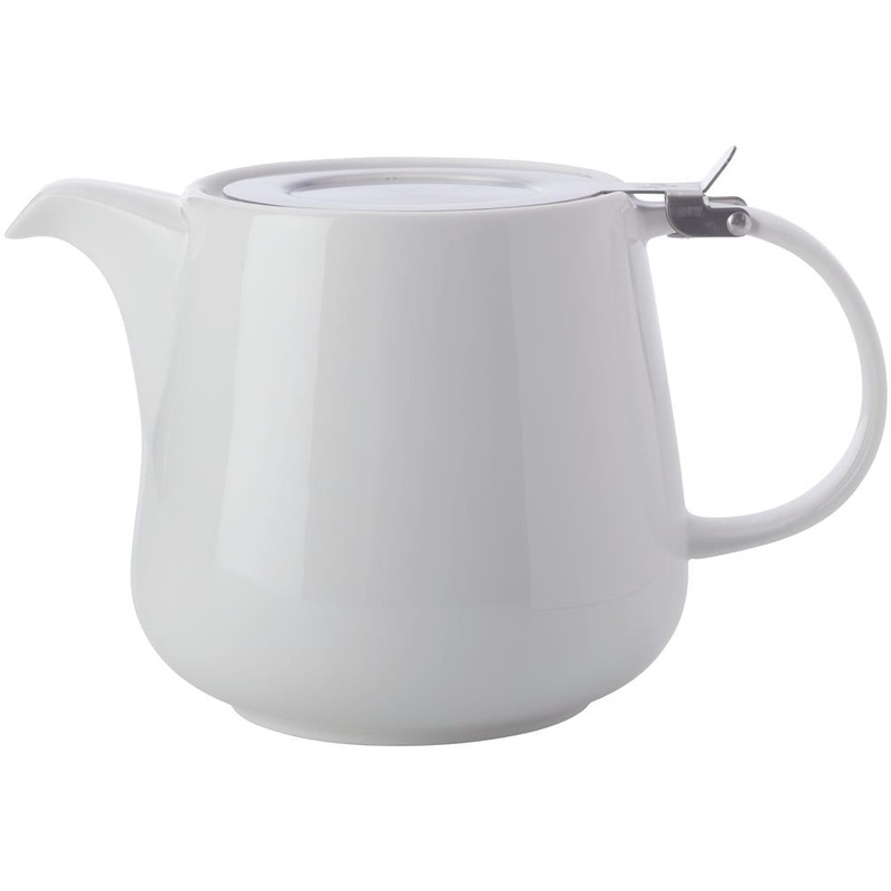 White Basics Teapot With Infuser
