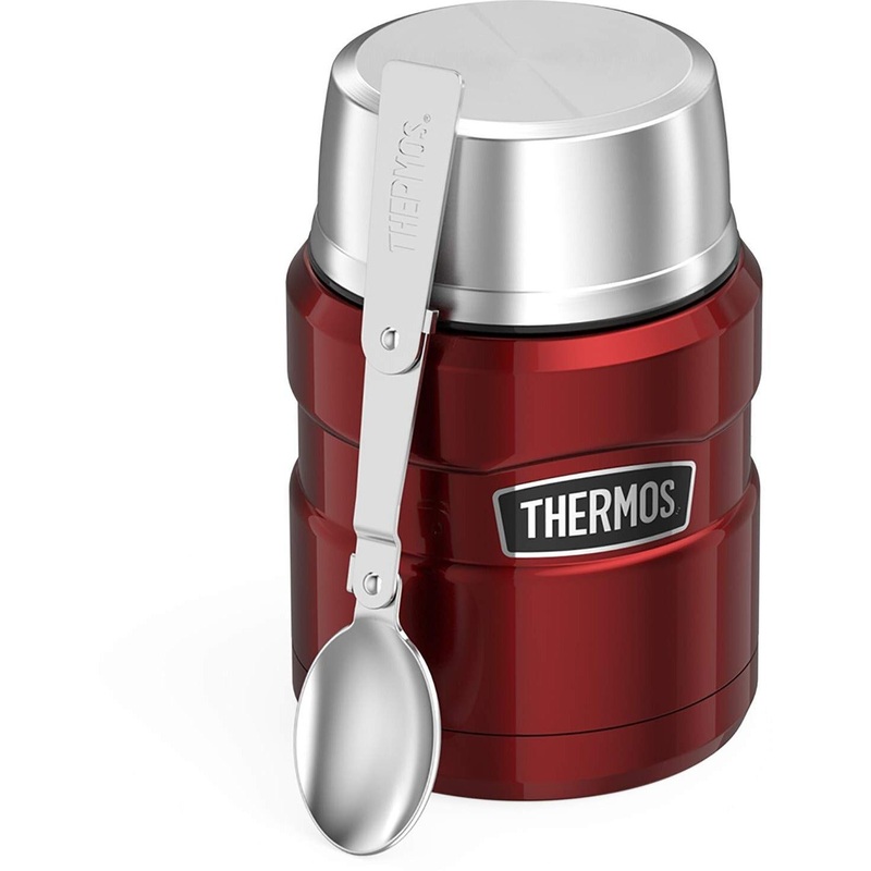 Stainless King Vacuum Insulated Food Jar 470ml - Red